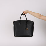 Limited Edition Louis Vuitton Black Calfskin Haute Maroquinerie Lockit GM