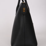 Limited Edition Louis Vuitton Black Calfskin Haute Maroquinerie Lockit GM