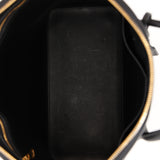 Limited Edition Louis Vuitton Black Calfskin Haute Maroquinerie Lockit GM