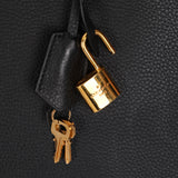 Limited Edition Louis Vuitton Black Calfskin Haute Maroquinerie Lockit GM