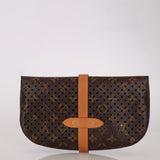 Louis Vuitton Perforated Monogram Flore Saumur Clutch