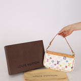 Limited Edition Louis Vuitton x Takashi Murakami Blanc Multicolor Pochette