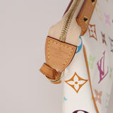 Limited Edition Louis Vuitton x Takashi Murakami Blanc Multicolor Pochette