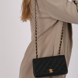 Chanel 1989 Lambskin Full Flap Bag 24K GP
