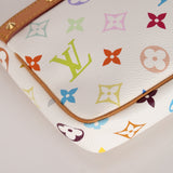 Limited Edition Louis Vuitton x Takashi Murakami Blanc Multicolor Pochette