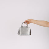 Louis Vuitton Metallic Silver Epi Alma BB