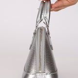 Louis Vuitton Metallic Silver Epi Alma BB