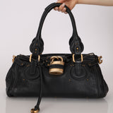 Chloe Black Leather Medium Paddington