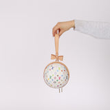 Ultra-Rare Louis Vuitton x Takashi Murakami Multicolor White Koro Koro Clutch