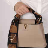 Louis Vuitton Tribute To Marron Monogram Silk Scarf