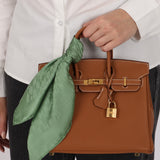 Hermès Evergreen H Silk Scarf