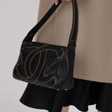 Chanel 2005 Surpique Double-Sided Zip Hobo 24K GP