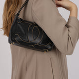 Chanel 2005 Surpique Double-Sided Zip Hobo 24K GP