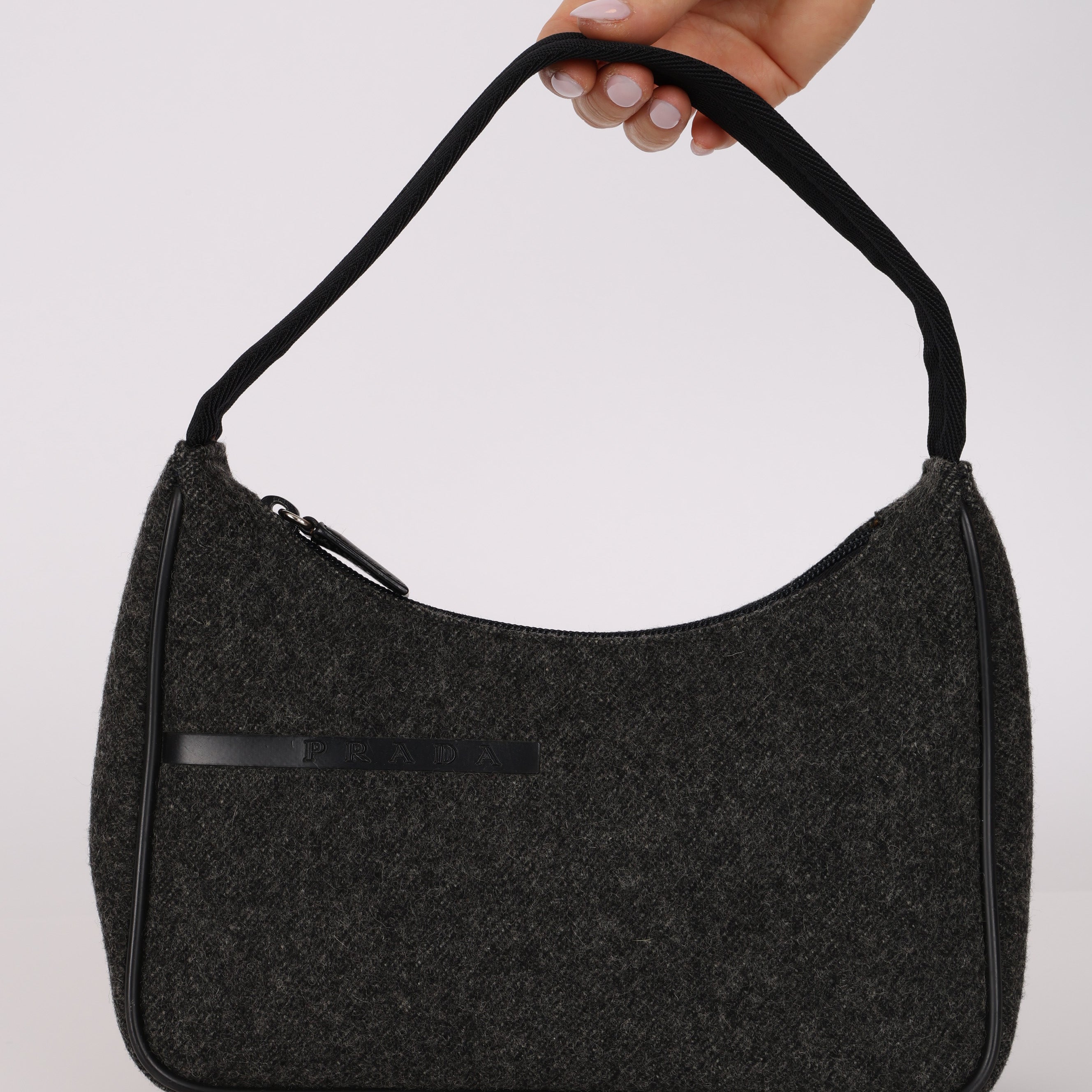 Prada Sport Wool Mini Hobo