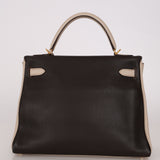 Limited Edition Hermes 2003 Tricolore Taurillon Clemence Kelly 32 Retourne BGHW