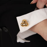 Louis Vuitton Triple Rivet Cufflinks