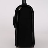 Gucci Black Felt Turnlock Top Handle Bag