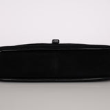 Gucci Black Felt Turnlock Top Handle Bag