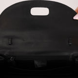 Gucci Black Felt Turnlock Top Handle Bag
