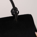 Gucci Black Felt Turnlock Top Handle Bag