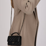 Chanel 2023 Lambskin Classic Top Handle