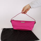 Gucci Raspberry Rose Satin Boat Pochette