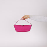 Gucci Raspberry Rose Satin Boat Pochette