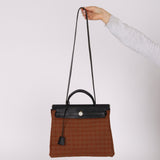 Hermès 2000 Vache Hunter and Toile Herbag 31