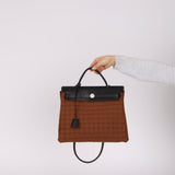 Hermès 2000 Vache Hunter and Toile Herbag 31