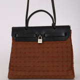 Hermès 2000 Vache Hunter and Toile Herbag 31