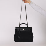 Hermès 2000 Vache Hunter and Toile Herbag 31