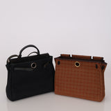 Hermès 2000 Vache Hunter and Toile Herbag 31