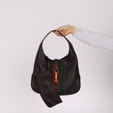 Gucci Calfskin Web Jackie with Pouch