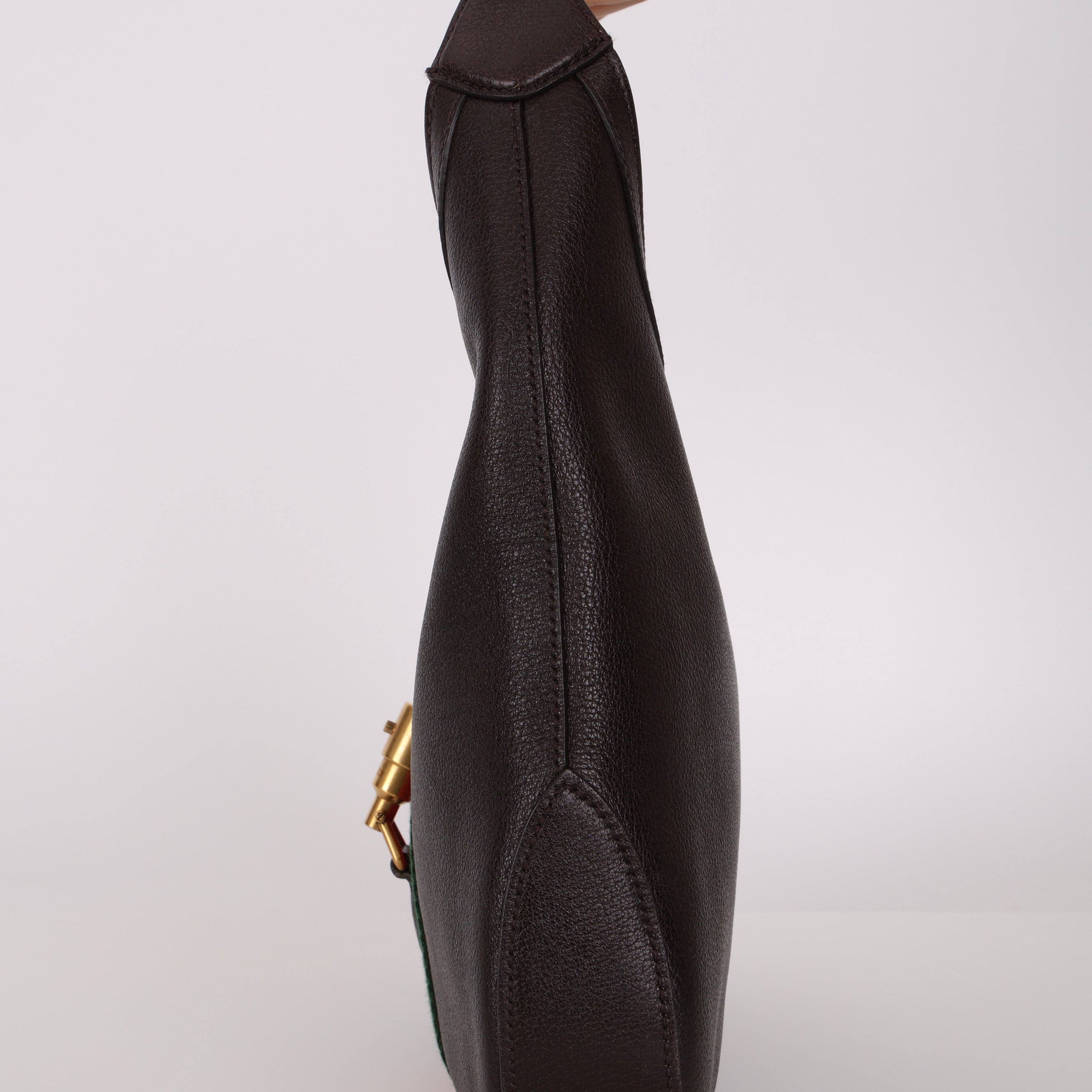 Gucci Calfskin Web Jackie with Pouch