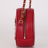 Chanel 2020 Lambskin Lucky Charms Round Crossbody