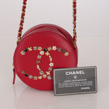 Chanel 2020 Lambskin Lucky Charms Round Crossbody