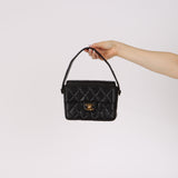 Rare Chanel 1992 Lambskin Mini Kelly 24K GP