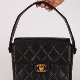 Rare Chanel 1992 Lambskin Mini Kelly 24K GP