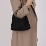 Fendi Black and Charcoal Zucchino Pochette