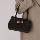 Rare Fendi Zucchino Bento Box Baguette RGHW