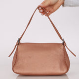 Fendi Metallic Rose Gold Selleria Mini Mamma