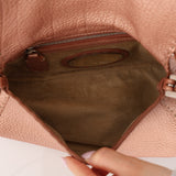 Fendi Metallic Rose Gold Selleria Mini Mamma