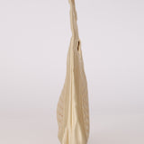 Bottega Veneta Mini Intrecciato Shoulder Bag Champagne Satin