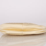 Bottega Veneta Mini Intrecciato Shoulder Bag Champagne Satin
