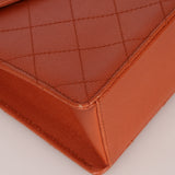 Chanel 1997 Burnt Sienna Caviar Turnlock Kelly 24K GP