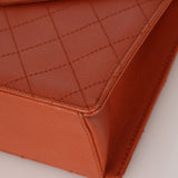 Chanel 1997 Burnt Sienna Caviar Turnlock Kelly 24K GP