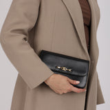 Celine Boxcalf Triomphe Chain Shoulder Bag