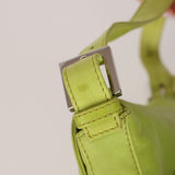 Fendi Lime Green Leather Baguette Bag