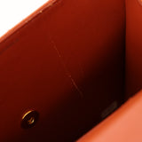 Chanel 1997 Burnt Sienna Caviar Turnlock Kelly 24K GP