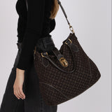 Louis Vuitton Fusain Monogram Idylle Elegie Tote